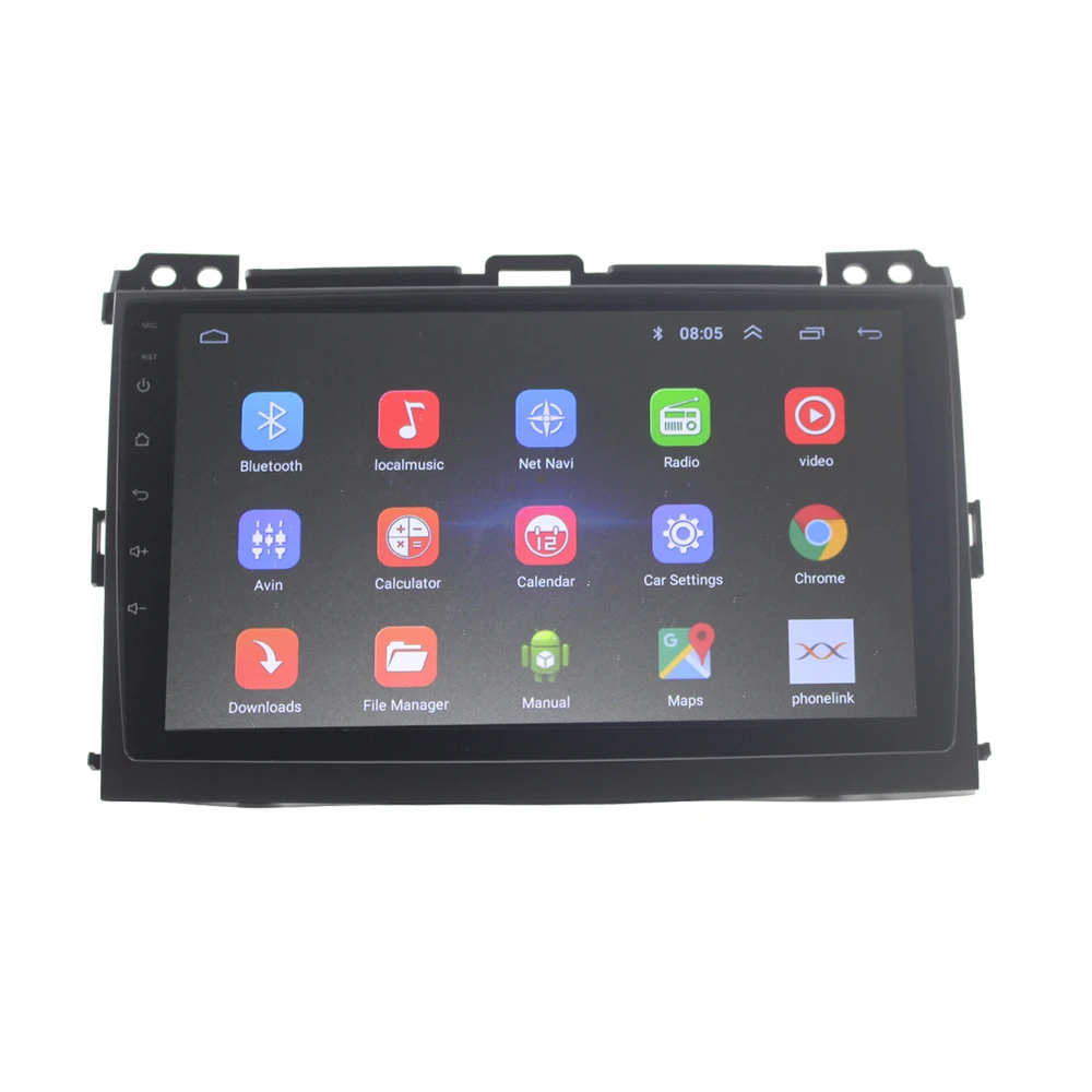 Автомагнитола 2DIN 4 + 64 на Android для Toyota Land Cruiser Prado 120 3 III Lexus GX470 GX 470 J120 2002-2009