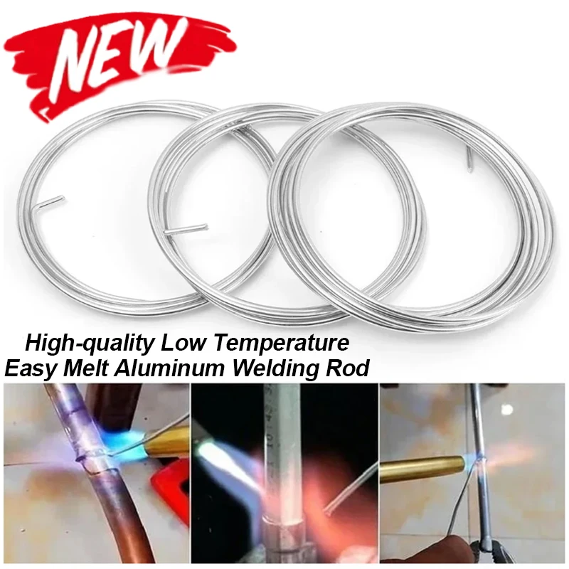 

Низкотемпературные легкоплавкие алюминиевые сварочные стержни с порошком 2,0 мм/1,6 мм, проводной стержень для припоя, нет необходимости припой, порошковые сварные стержни
