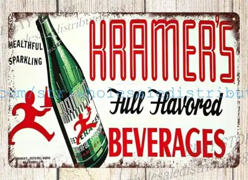 настенное искусство металлическое Kramers ароматизированные напитки металлическая