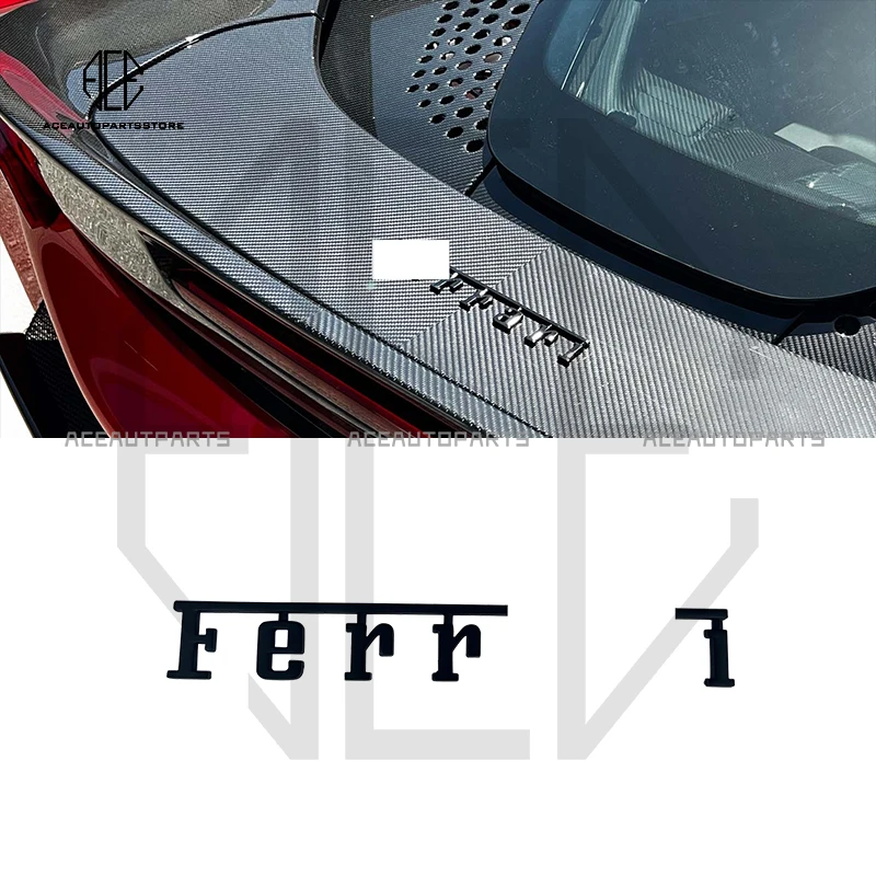 

Значок с флагом Ferrari Italia 430 458 488 812 F8 F12 SF90 аксессуары из Калифорнии переводная картинка задняя крышка логотип черный стиль