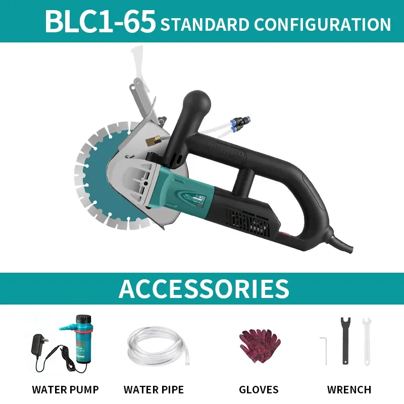 

3900W Slotting Machine, Brushless Monolithic Cutting Machine, Concrete Dust-free Cutting Machine, Water and Electricity Installa