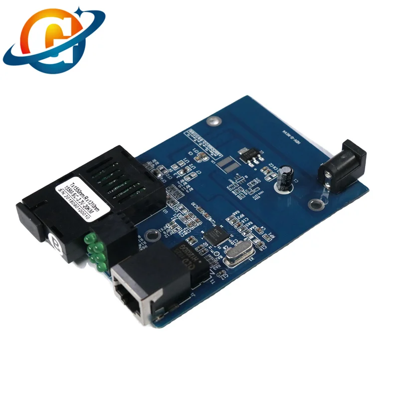 100Mbps Media Converter PCBA without 1*9 Module