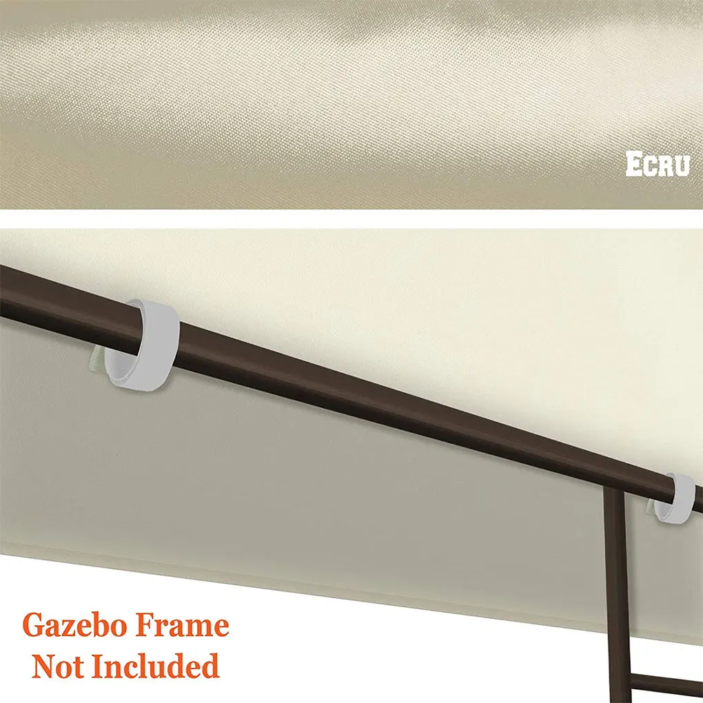 Верхняя сменная крышка зонтика для патио водонепроницаемая Полиэстеровая навес