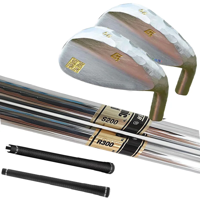 Клюшки для гольфа Резьба по песку Клинья Головка 48 50 52 54 56 58 60 градусов Серебряная