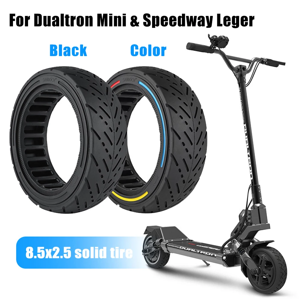 

Сменные однотонные шины для электрического скутера Dualtron Mini Speedway Leger(Pro) 8,5x2,5 дюйма износостойкие резиновые шины для внедорожника