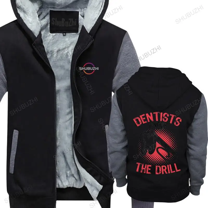 Новые уникальные мужские толстовки с капюшоном, флисовые толстые зимние флисовые топы для стоматологических специалистов Новые уникальные мужские толстовки с капюшоном, флисовые толстые зимние флисовые топы для стоматологических специалистов