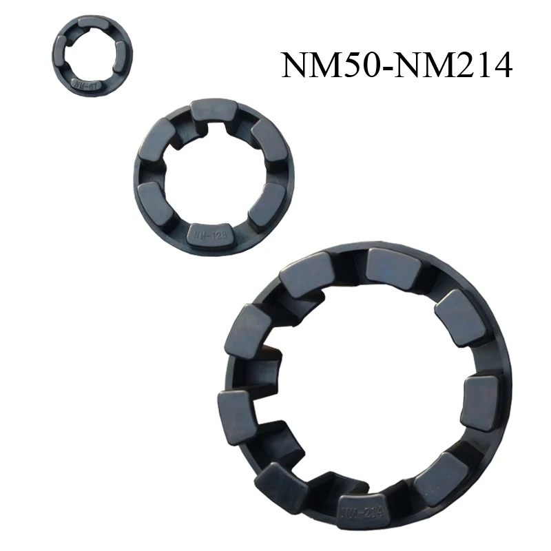 NM-50/67/82/97/112/128/148/168/194/214 Rubber Coupler  Flexible Pump Shaft Coupling Block Ring Gasket Buffer Damper Cushion
