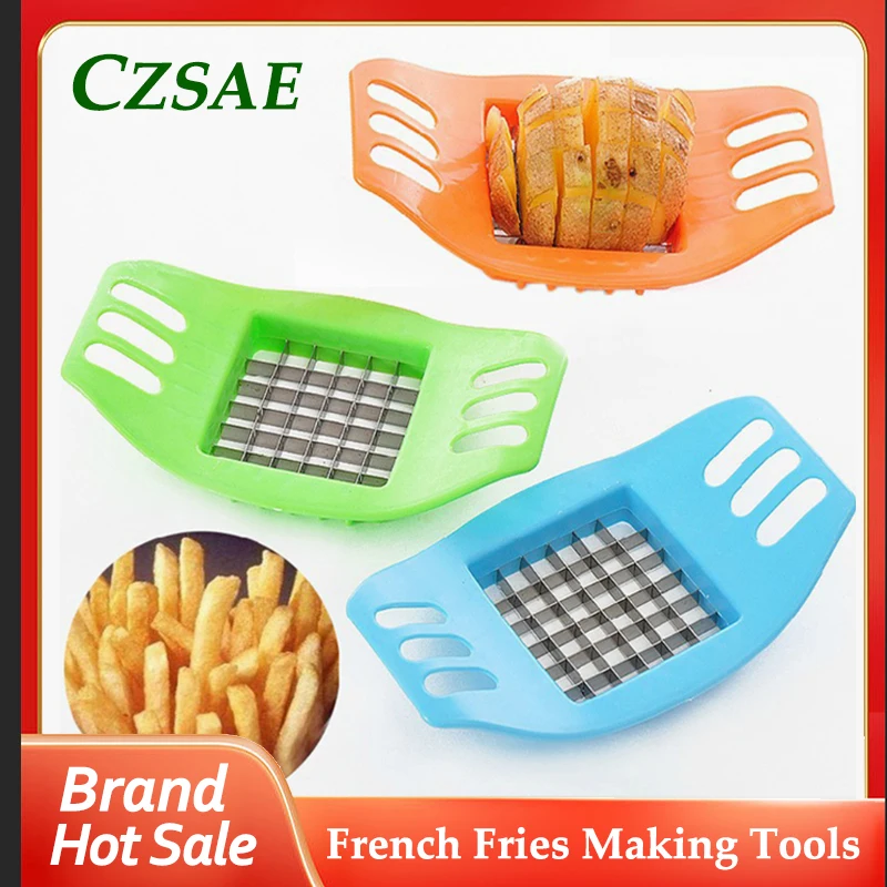 

Stainless Steel Potato Chips Making Tools Vegetable Potato Slicer Meat Cutter Potatoes Cut Fries Tool Kitchen Accessories