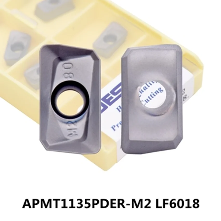 

APMT1135PDER-M2 LF6018 / APMT1604PDER-M2 LF6018 APMT1135 APMT1604 M2 LF6018 CNC carbide inserts 10pcs/box