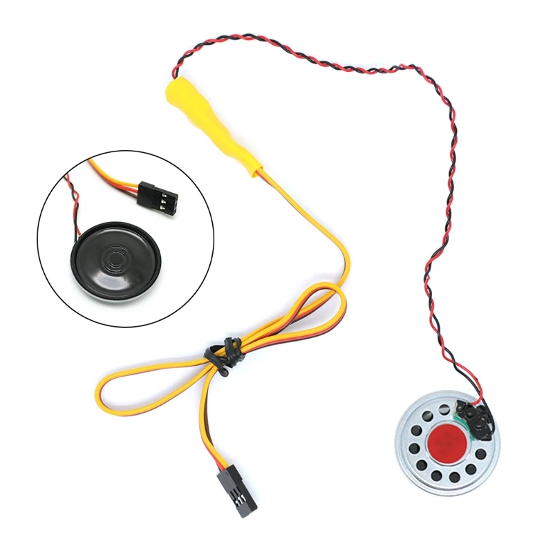 

Sound Group Small Speaker RC Car Model 3 Real Sounds Upgraded Modify RC Cars Easy and Convenient to Install and Remove A2UB