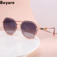 boyarn high definition polarized sunglasses womens korean version ins net red same sunglasses womens fashion outdoor street sh