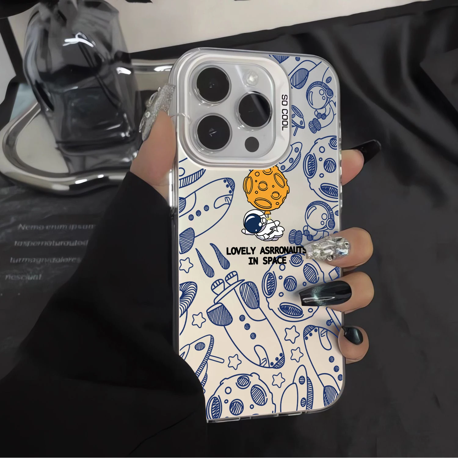 Креативный чехол для телефона с астронавтом OPPO A16 A17 A18 A31 A37 A38 A55 A57 A58 A74 A76 A78 A94 A98 4G 5G