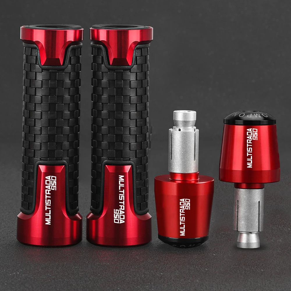 

For Ducati 950MULTISTRADA 950 multistrada 2017-2024 2018 2019 2020 Motorcycle Handlebar Grips Handle grip Ends Plug Slider Caps