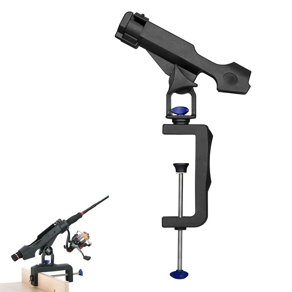 

Fishing Boat Rod Holder With Large Clamp Opening 360 Degree Adjustable Fishing Rod Rack Folding Holder Fishing Bracket New