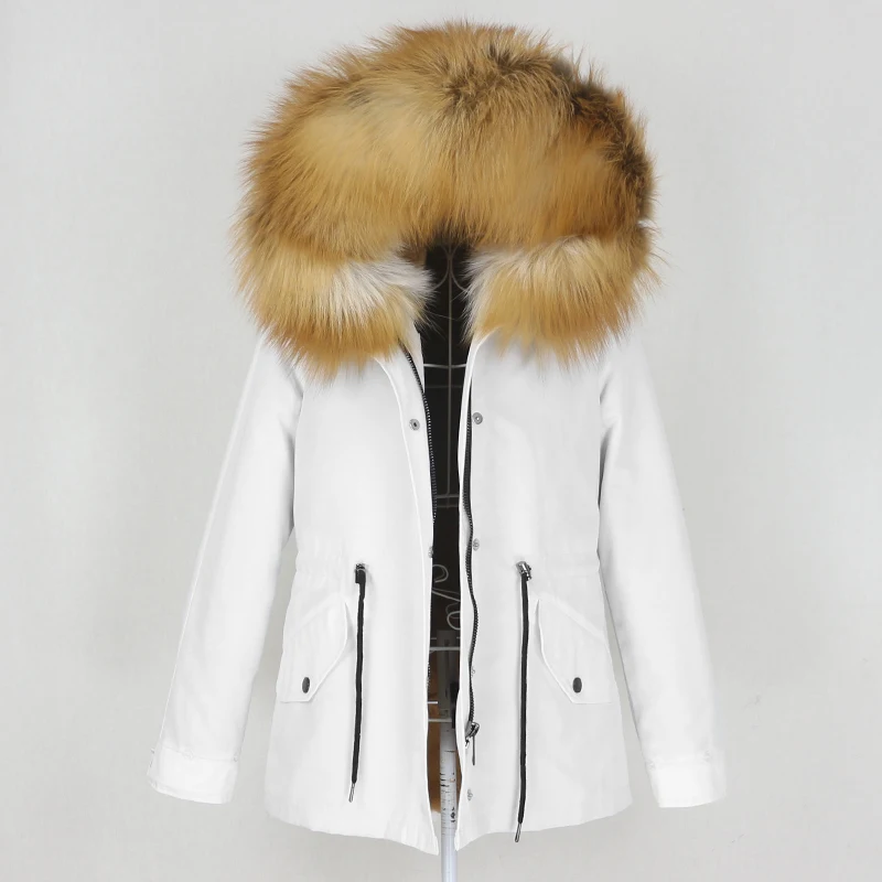 

OFTBUY 2023 Women Waterproof Parka Real Fur Coat Winter Jacket Women Natural Raccoon Fox Fur Collar Hood Thick Liner Outerwear