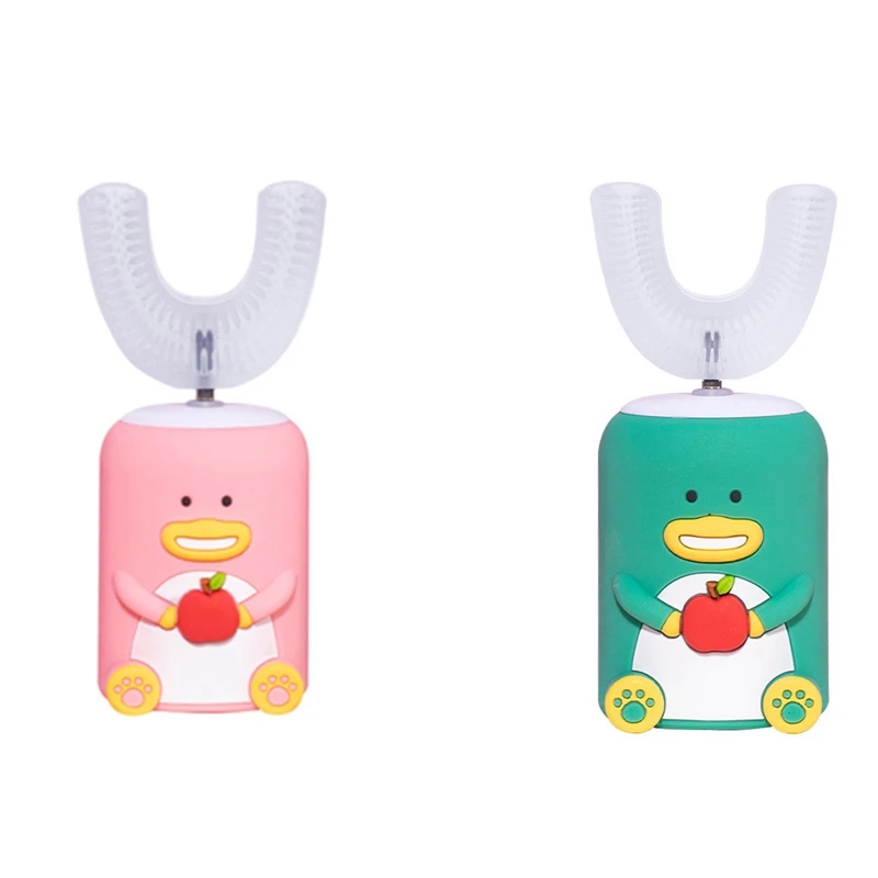 

Детская электрическая интеллектуальная звуковая зубная щетка U-Type перезаряжаемая портативная автоматическая зубная щетка