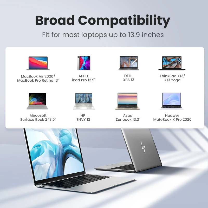 【New】 Ugreen сумка для ноутбука 13 9 дюймов Чехол MacBook Air Pro Портативный чехол планшета