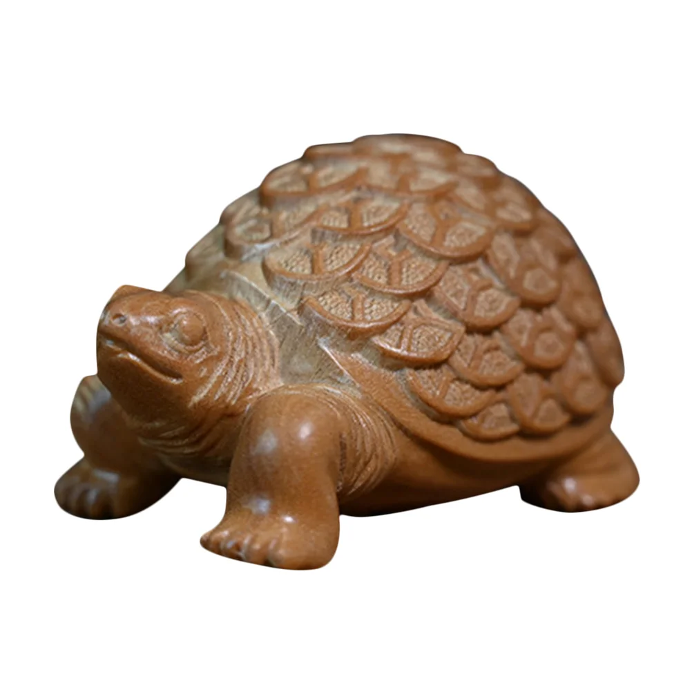 

Tea Turtle Adorn Turtle Tea Adornment Carved Animal Figurine Turtle Shaped Decor for Desktop Adorn Decoration