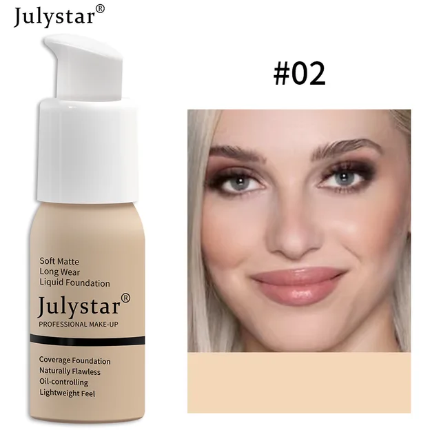 Professional Oil-control Liquid Foundation Cream Concealer Lasting Do not take off Makeup Foundation Wholesale Full Coverage 5