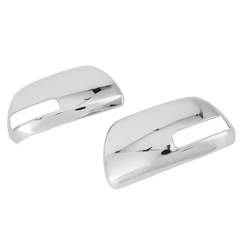 

Door Mirror Covers Rearview Mirror Caps Antiscratch Silver for Auto Exterior