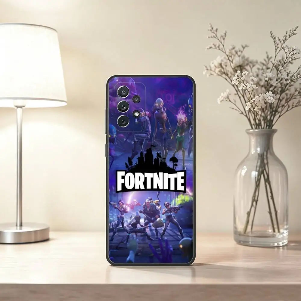 Фото Чехол для телефона Fortnite-S Battle Royale для Samsung S25, S24, S21, S22, S23, S30, Ultra, S20, Plus, Fe, мягкий силиконовый, черный №5