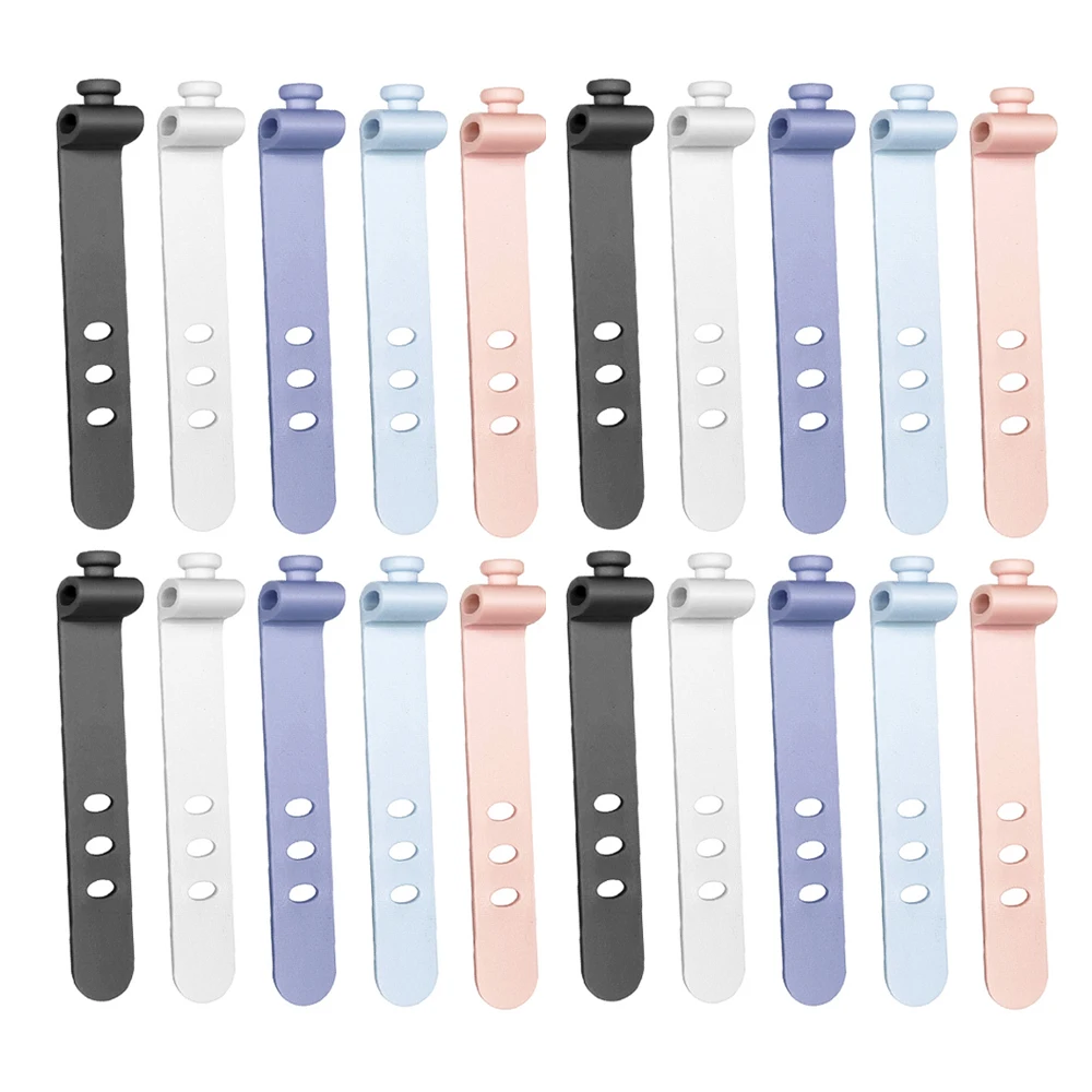 

Силиконовые ремешки для кабелей