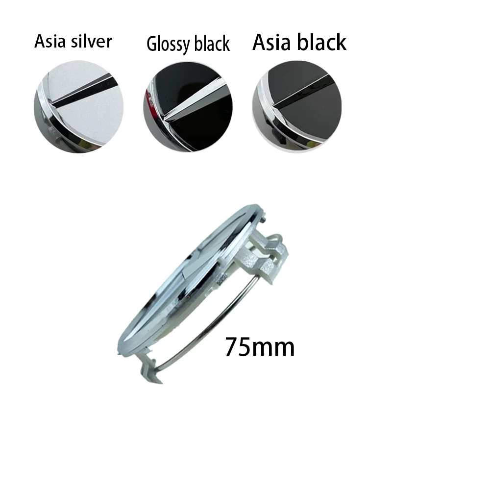 Колпачок ступицы логотипа центра колеса для Mercedes Benz W204 C218 A207 C117 CLA CLS E Class W212 S212 X166 W176 W205 W246, 4 шт., 75 мм