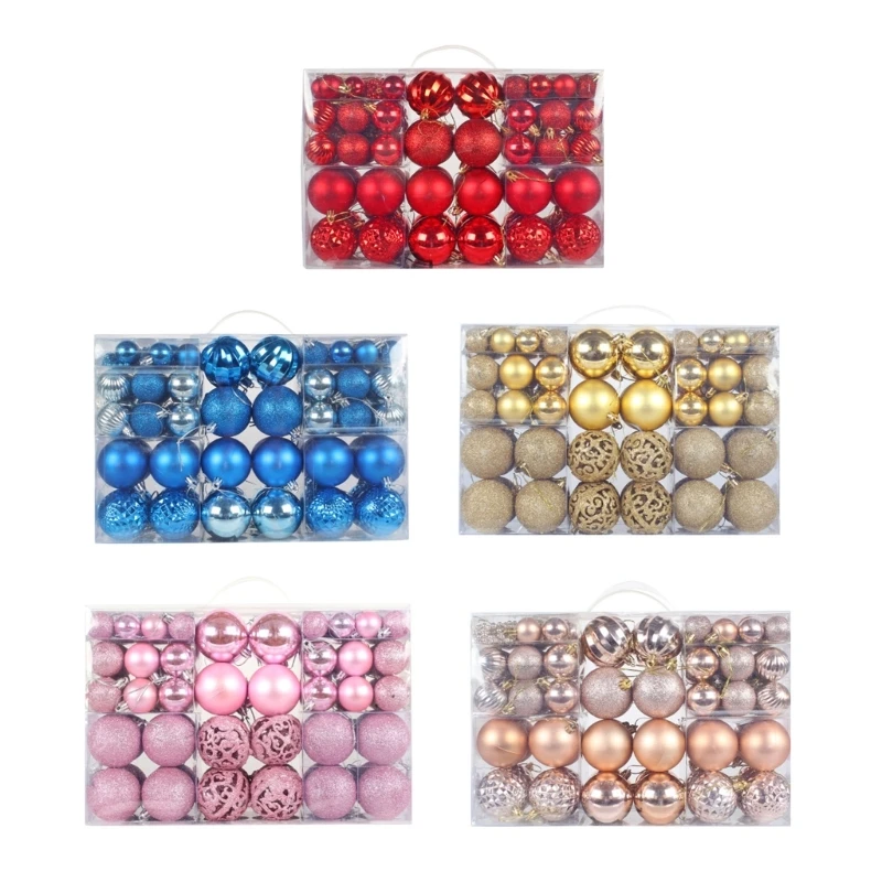 

Красочный Рождественский шар 100 шт./коробка, красочный праздник, свадьба, дом