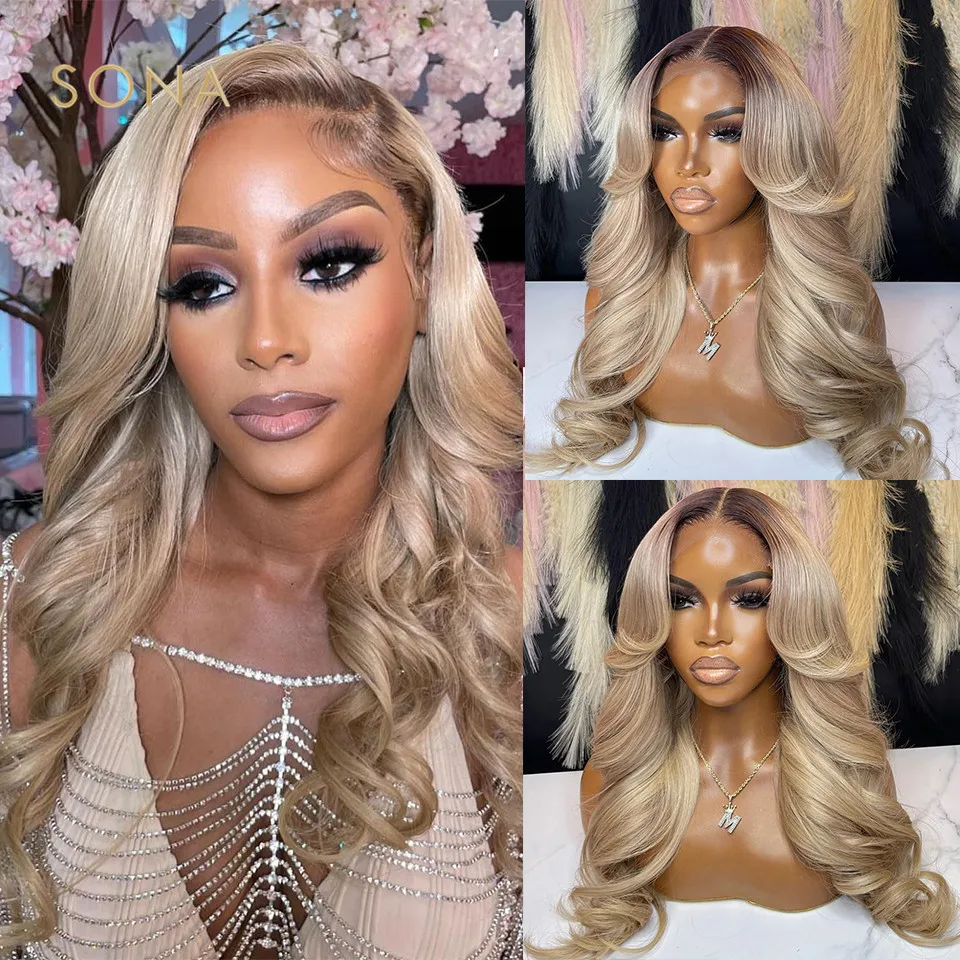 Парик Из Натуральных Человеческих Волос 13x6 Дюймов С Прозрачным Кружевом На