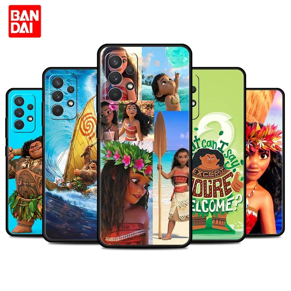

Cover Case for Samsung Galaxy A03 A13 A31 A50 A51 A52 A30 A70 A71 A32 Note 20 Ultra 5G Back Soft Casing Disney Moana Princess