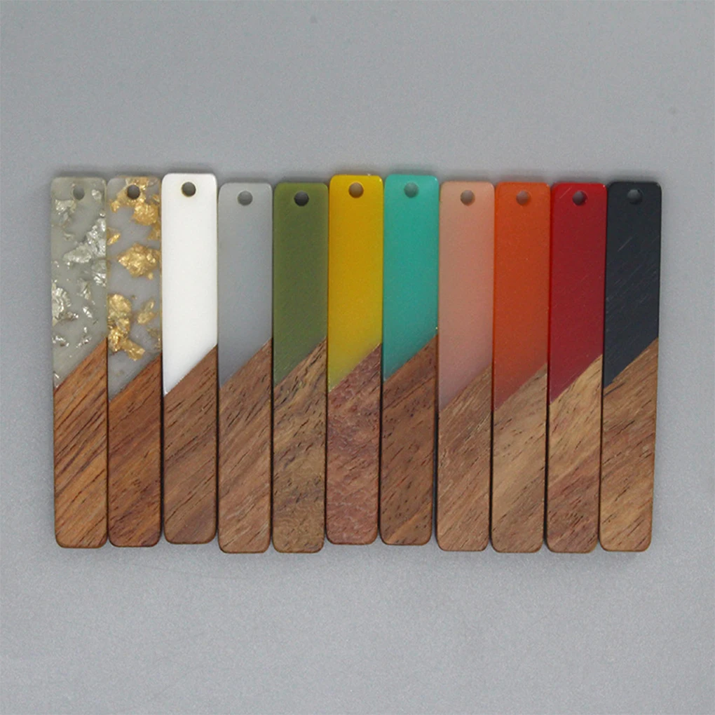 

5Pcs Earrings Making Rectangle Pendant Stick Shape Natural DIY Bracelet Necklace Accessories Keychains Exquisite Appearance