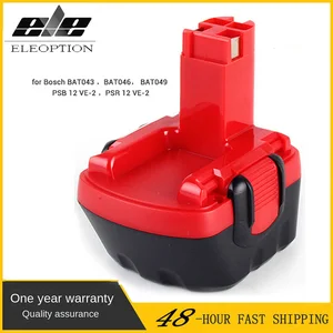 ELEOPTION 12V 3500mAh2000mAh Ni-CD Battery for Bosch 12V Drill PSR 12 GSR 12 VE-2,GSB 12 VE-2,PSB 12 VE-2, BAT043 BAT045 BTA120