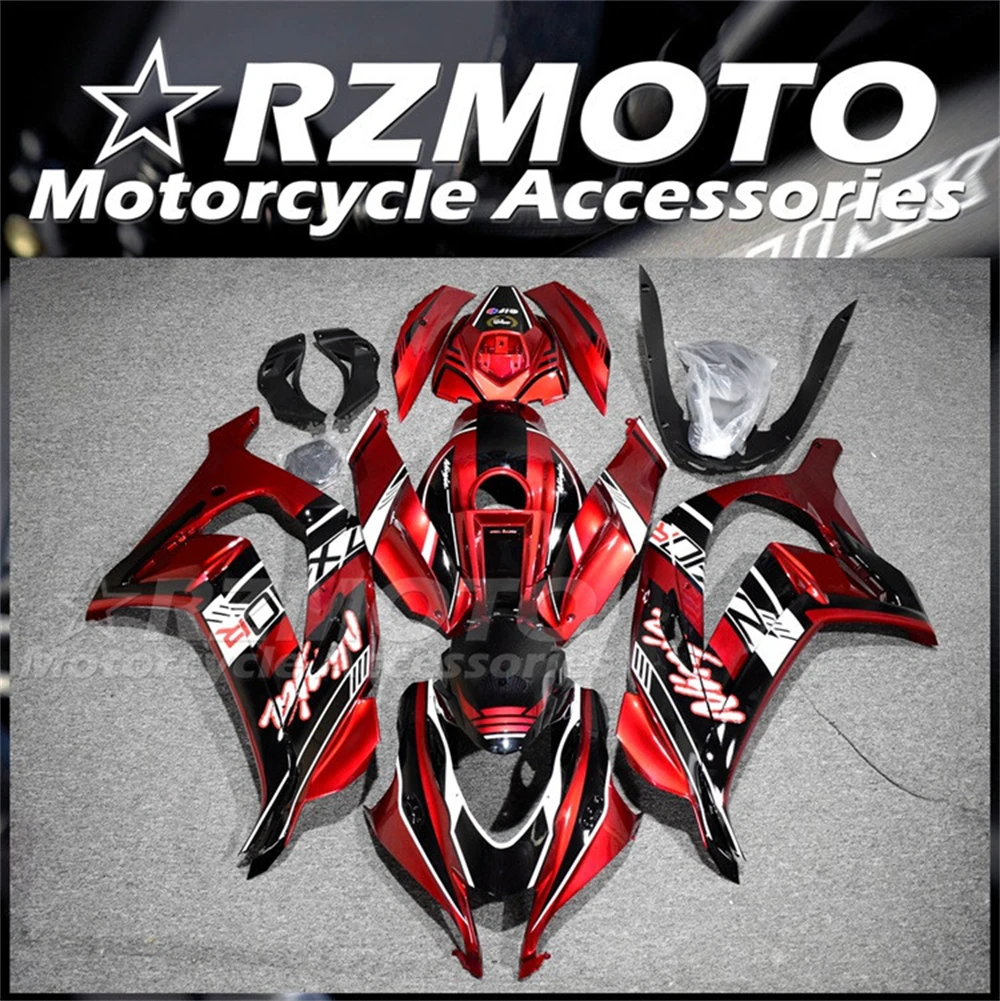 

Комплект обтекателей из АБС-пластика, 4 подарка, подходит для Kawasaki Ninja ZX-10R ZX10R 2016 2017 2018 2019 16 17 18 19, комплект кузова + красная Крышка Резервуара