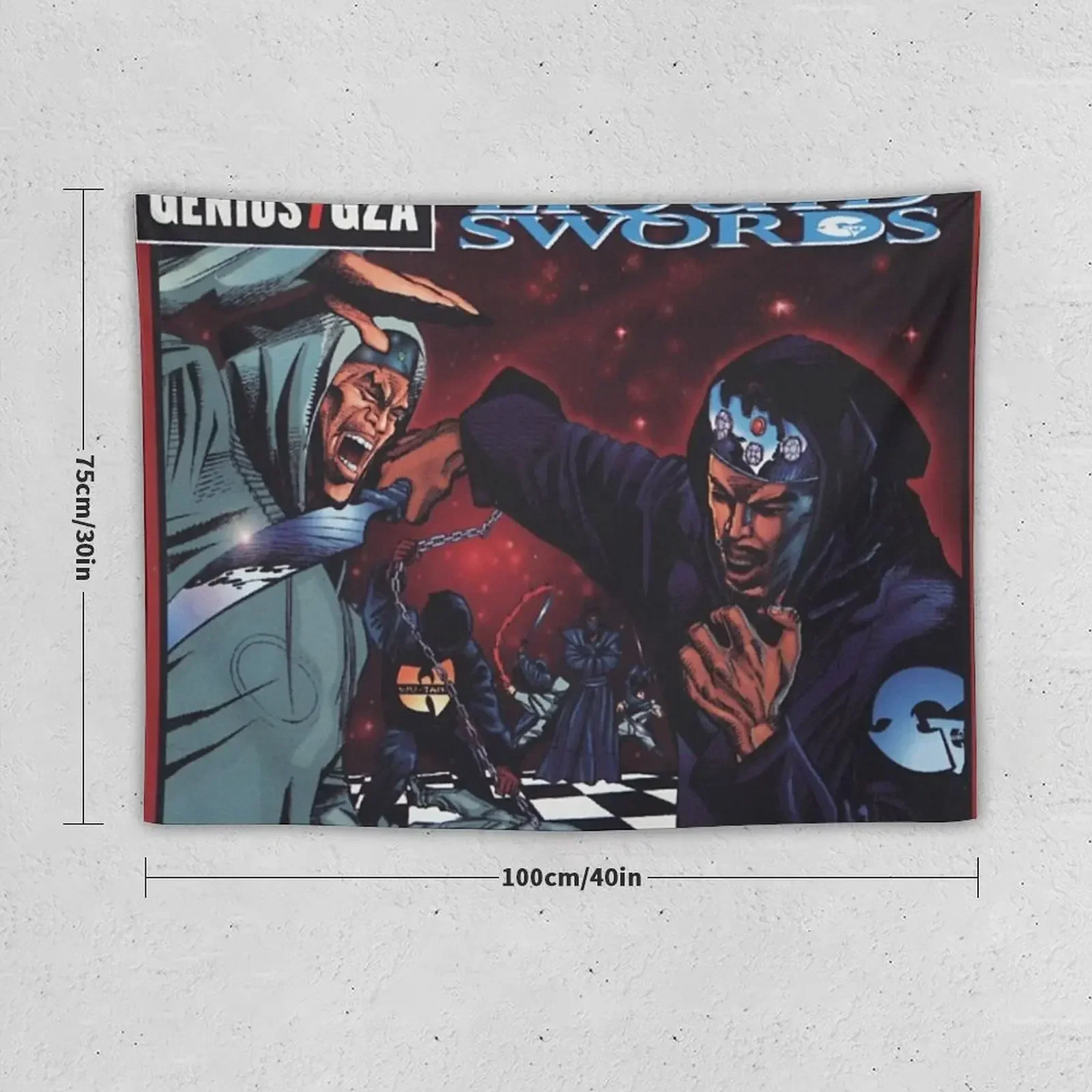 Гобелен GZA с жидким мечом японское украшение для комнаты настенные покрытия