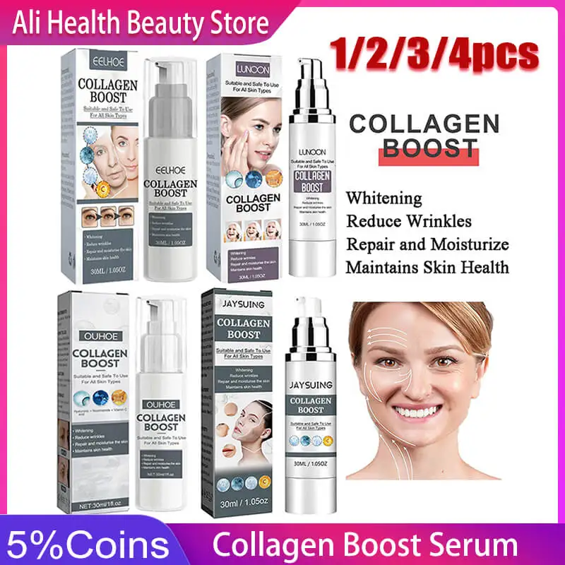 

1/2/3/4pcs 30ml Collagen Boost Anti-Aging Serum Dark Spot Corrector Spot Face Serum Pale Spot Dark Wrinkle Removal Skin Care