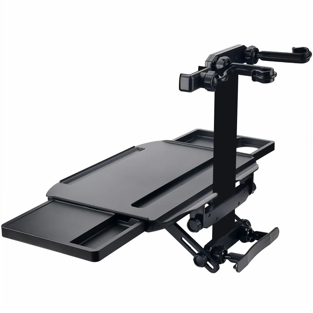 

Автомобильный стол для учебы, держатель для хранения еды, обеденный стол, подголовник, чашка, заднее сиденье, компьютер, портативный ноутбук, Автоматическое Складывание, для ноутбука