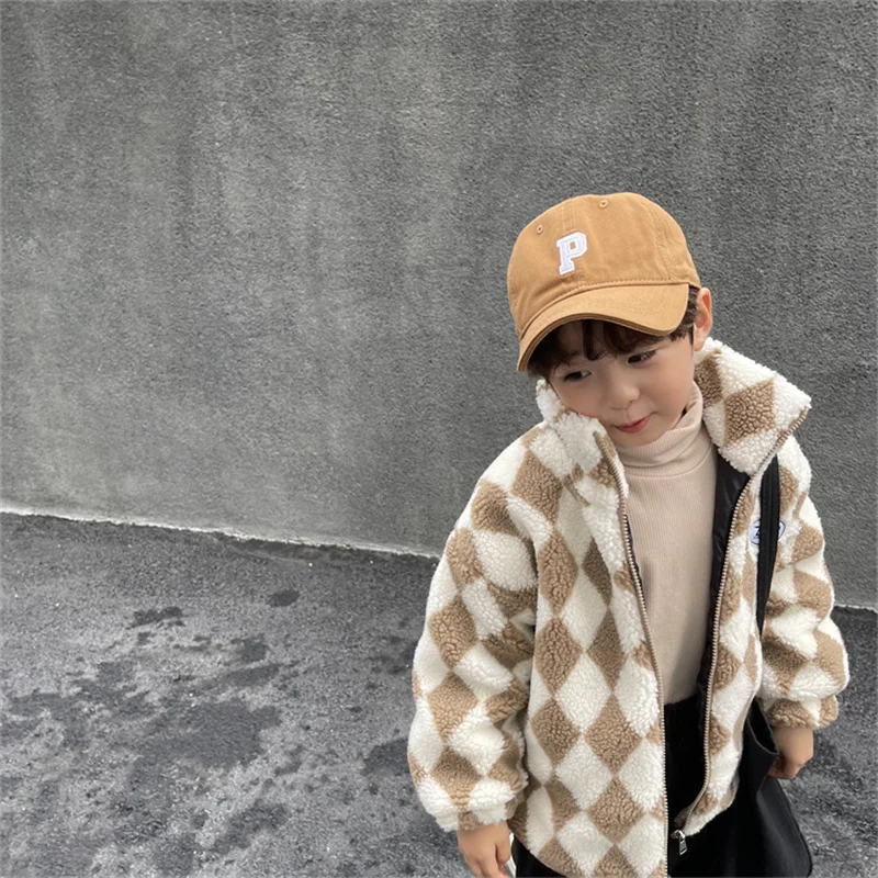 

Girls Baby's Kids Coat Jacket Outwear 2022 Charming Thicken Spring Autumn Cotton Teenagers Luxury Design Overcoat Sport Children