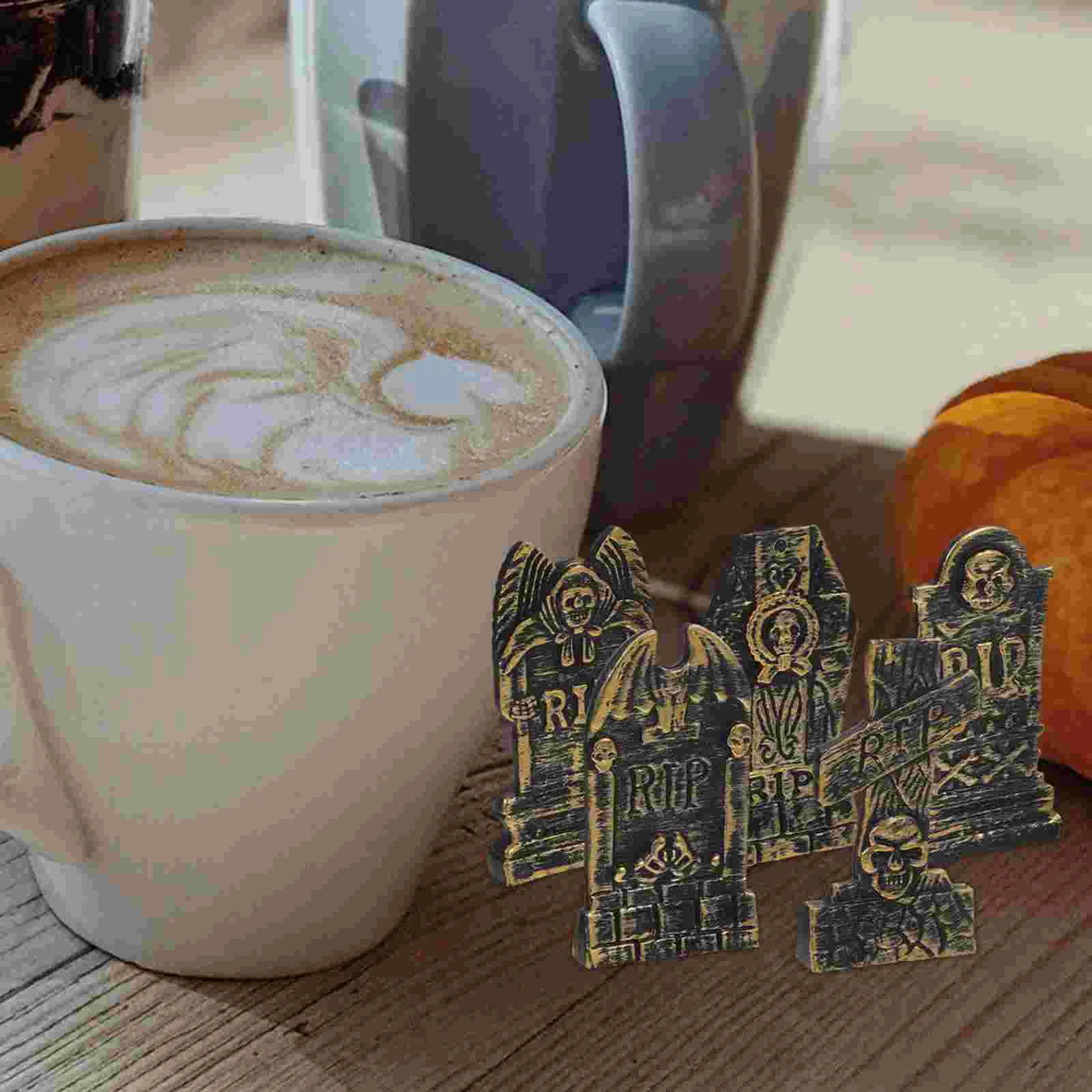 10 шт. украшение для надгробия в виде черепа реквизит пластиковые украшения