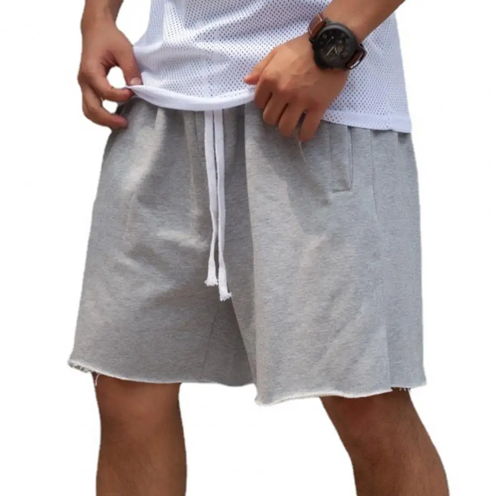 Men Shorts  Loose Summer  Pockets Short Pants for Fitness shorts men 2021 men Clothing Black xxxl