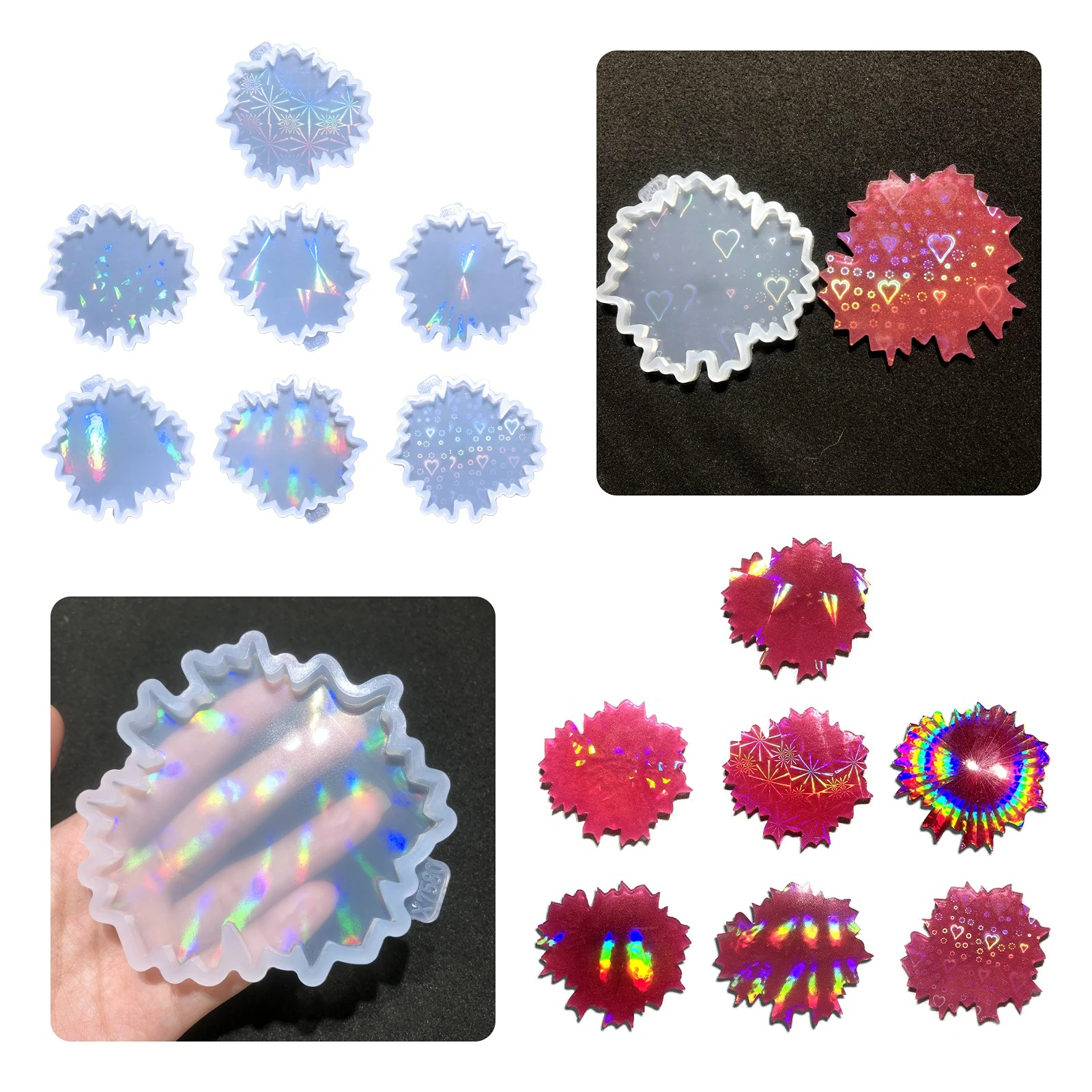 

Лазерная необычная Подставка-цветок Форма для эпоксидной смолы DIY Лазерная необычная Подставка-цветок силиконовая форма