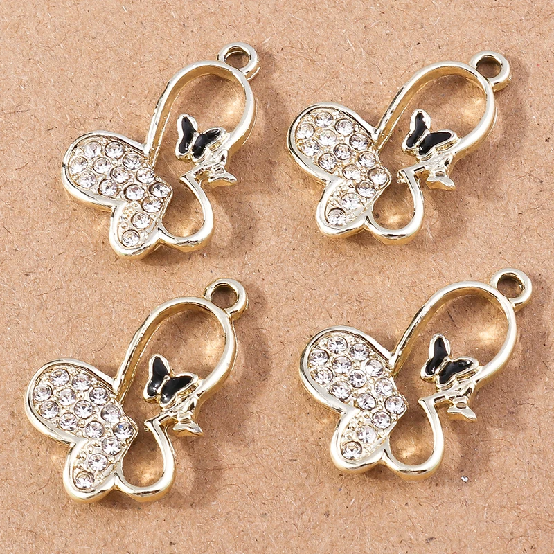 10 шт. подвески-бабочки в виде животных