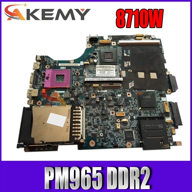 

Материнская плата Akemy SPS 450482-001 для ноутбука HP Compaq 8710 Вт 8710P, PM965 DDR2 17 дюймов со слотом для графики