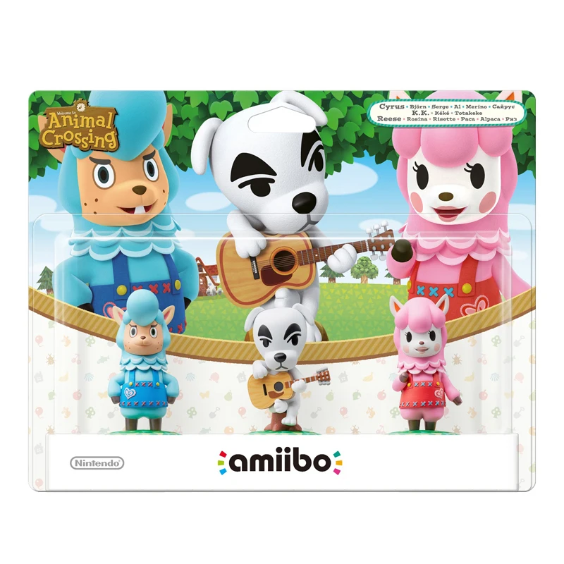 Фото Фигурки Nintendo Amiibo из серии Animal Crossing: Тимми, Томми, Изабель, Селест, Блэтерс. NFC-фигурки, без региональных ограничений, в наличии. №3