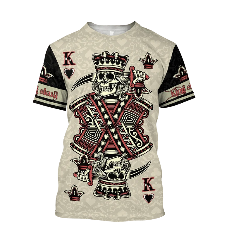 

Футболка мужская Спортивная с 3D-принтом черепа и коротким рукавом