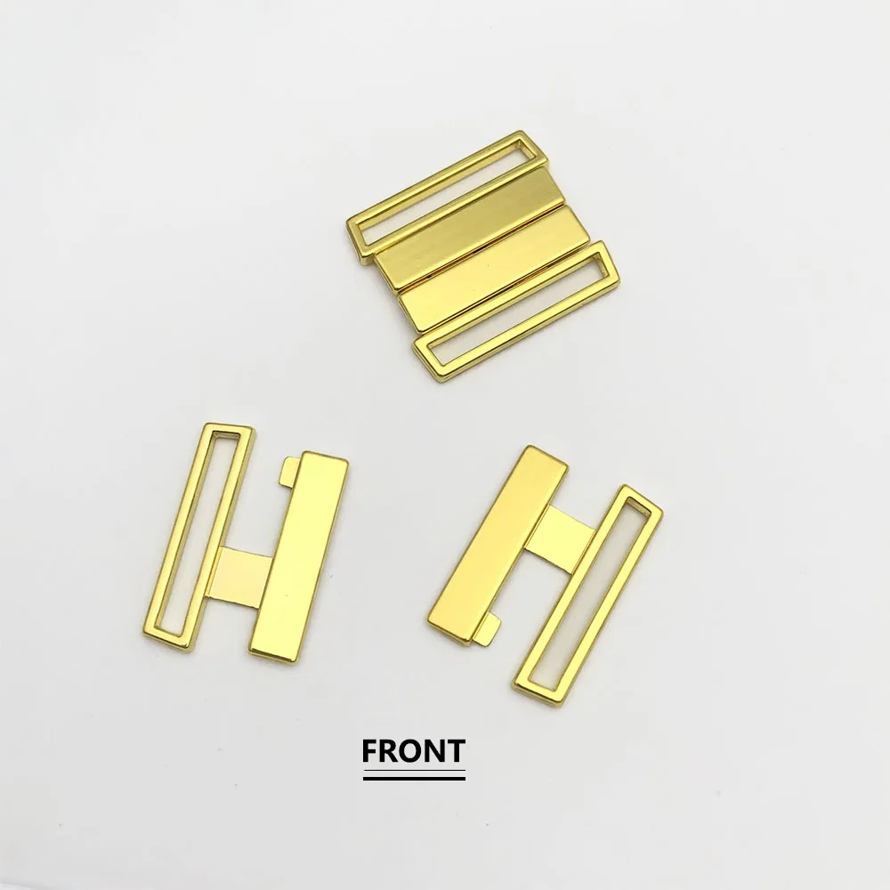 Металлическая застежка-липучка для бюстгальтера 25 мм