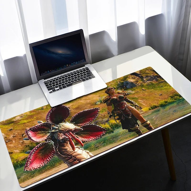 

Pc Gaming Guild Wars 2 Mouse Pad Anime Office Accessories Gamer Mousepad Computer Table Desk Mat Keyboard Mause Carpet Laptops