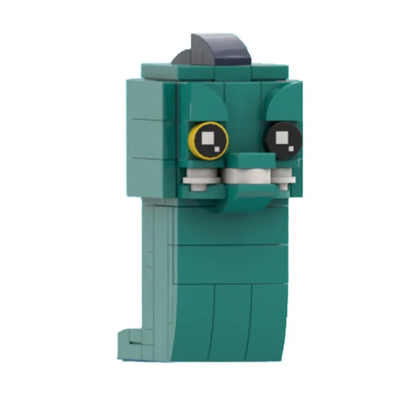 Фото MOC аниме подводный мир мультяшная фигурка Русалочка Brickheadz строительные блоки модель детские игрушки-головоломки подарок на день рождения для взрослых №3