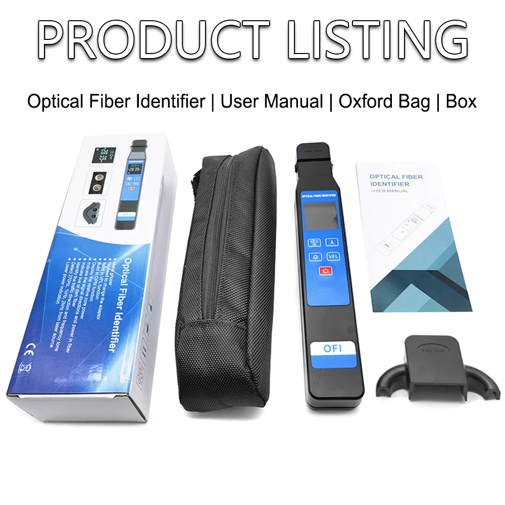 OPTFOCUS Fiber Optical Identifier 10mW Visual Fault Locator Laser Pen -50~+26dB Optic Power Meter Fiber Tester Free Shipping