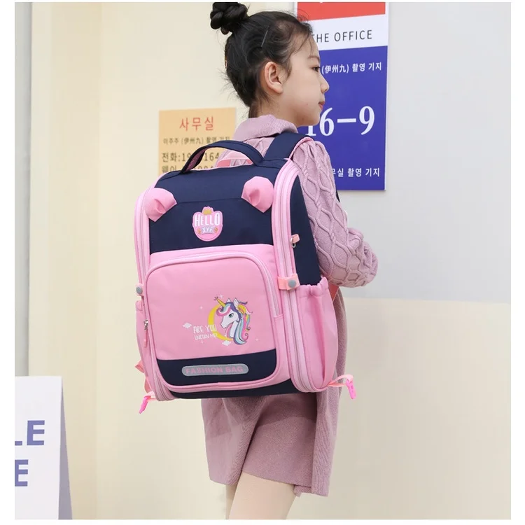 Children Cartoon Unicorn Dinosaur Large Capacity Backpacks 2022 New Girl Boy Students Cute Bags Back To School Fashion Backpack