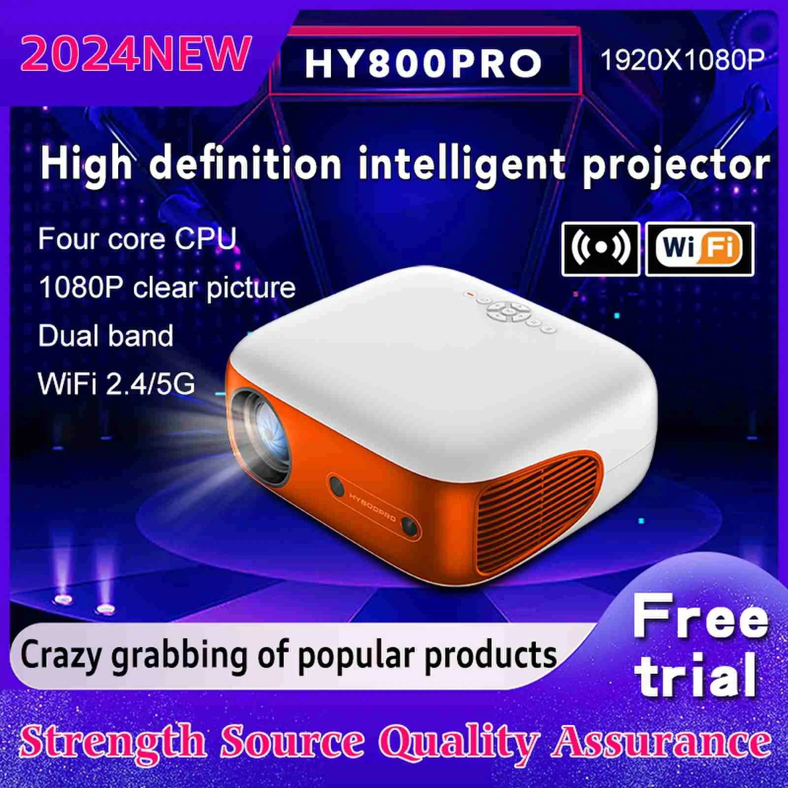 Умный проектор hy800 pro Android 11 4K 330ANSI 1920*1080P Full HD Wi ...